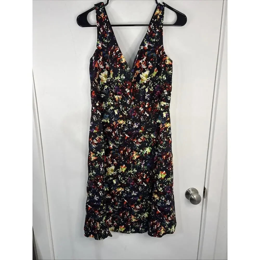 GAP‎ Maternity Sleeveless Dress Back Zipp Colorful Size 0 Pockets New With Tags